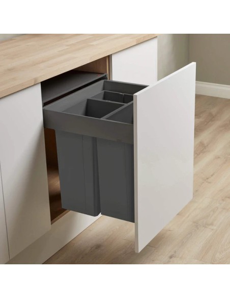 600mm Wesco Merivobox Pullboy Z Kitchen Waste Bin Large 82L Blumotion 848682-72