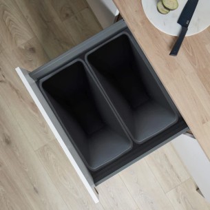 600mm Wesco Merivobox Pullboy Z Kitchen Waste Bin Large 84L Blumotion 848642-72 2
