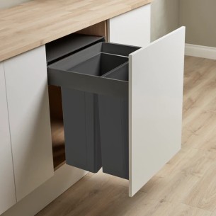 600mm Wesco Merivobox Pullboy Z Kitchen Waste Bin Large 84L Blumotion 848642-72