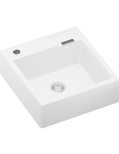 Schock Kallio M-100 Day Cristadur White Granite Kitchen Sink & Waste SCH-KALM100DAY/2226