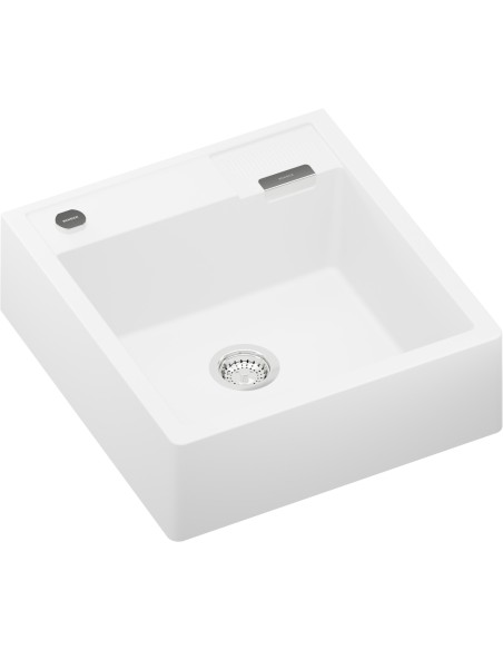 Schock Kallio M-100 Day Cristadur White Granite Kitchen Sink & Waste SCH-KALM100DAY/2226