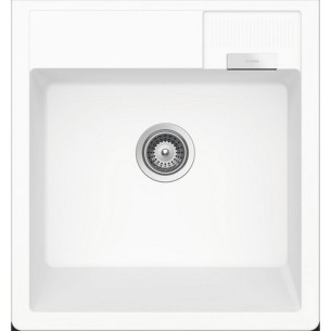 Schock Kallio M-100 Day Cristadur White Granite Kitchen Sink & Waste SCH-KALM100DAY/2226