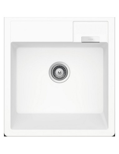 Schock Kallio M-100 Day Cristadur White Granite Kitchen Sink & Waste SCH-KALM100DAY/2226