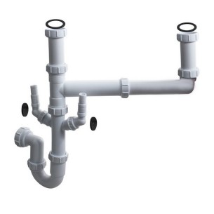 Sink Compact Plumbing Kit 1810 Company Single Or Double Bowl Pipework CPK-N