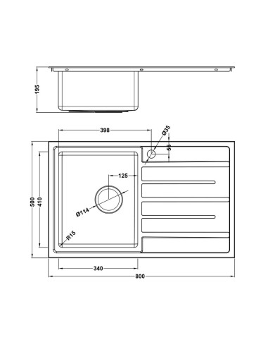 Forzauno 1.0 Bowl BBL Compact Kitchen Sink...
