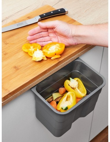 600mm Ninka ECO-Base Waste Bin 108.2L Blum Legrabox Drawer Black