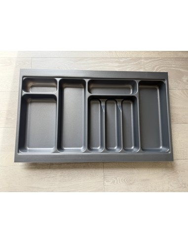 800mm Kitchen Cutlery Tray Insert 424mm Depth Width 701mm Anthracite 55685305