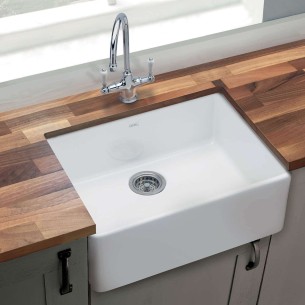 Thomas Denby Legacy 600mm Butler Kitchen Sink No Tap Ledge Apron Front LEG600 2
