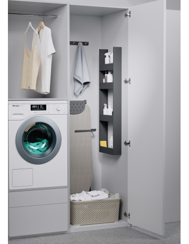 500mm Kessebohmer EASYRACK K-Line Anthracite Door Fixed Four Shelves KLEASYR500