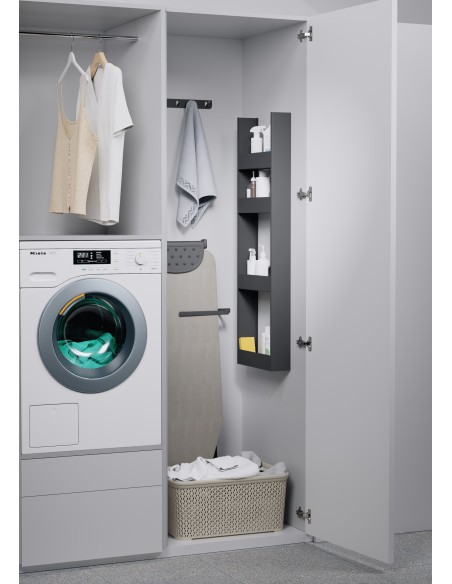 500mm Kessebohmer EASYRACK K-Line Anthracite Door Fixed Four Shelves KLEASYR500