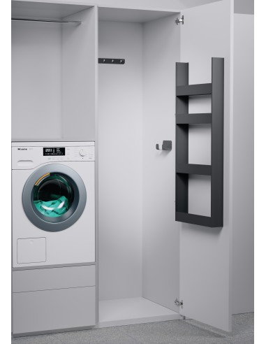 600mm Kessebohmer EASYRACK K-Line Anthracite Door Fixed Four Shelves KLEASYR600