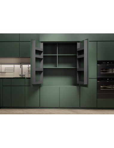 600mm Kessebohmer EASYRACK K-Line Anthracite Door Fixed Four Shelves KLEASYR600
