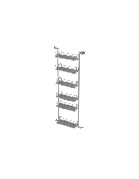 600mm Kessebohmer Tandem Side Kitchen Door Storage 1700mm Arena X6 Trays K3TSE600AC
