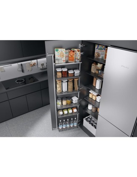 600mm Kessebohmer Tandem Side Kitchen Door Storage 1700mm Arena X6 Trays K3TSE600AC