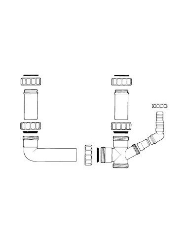 Clearwater WPK15 Plumbing Kit For 1.5/2.0 Bowl...