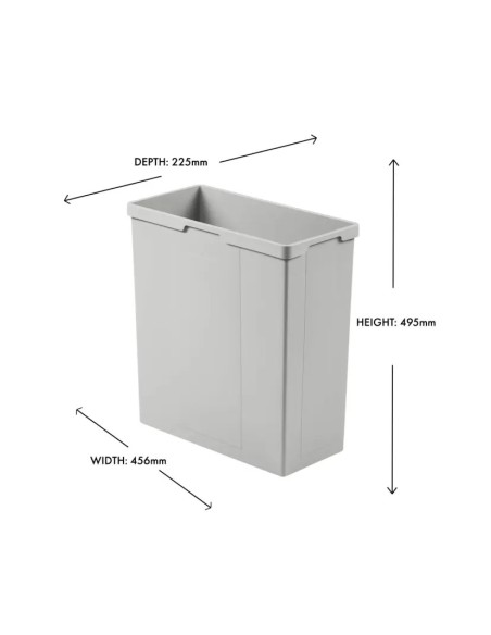 Wesco Bin Container 42L Kitchen Waste Inner Light Grey Suits Pullboy