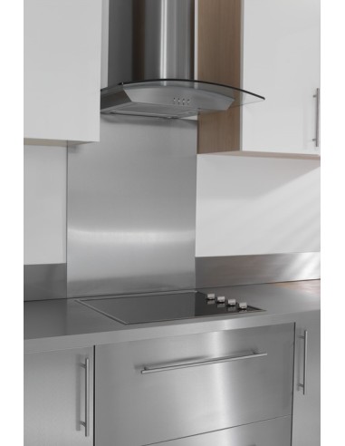 Stainless Steel Hob Splashback 750H x 600mm / 900mm Width Kitchens 56486000
