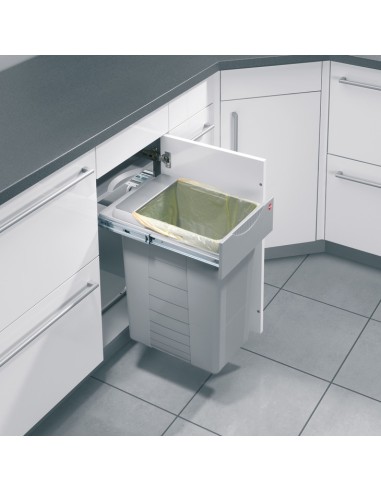 400mm Easy Cargo Bin Waste Kitchen 40L Hinged Door Base Mount 50270520