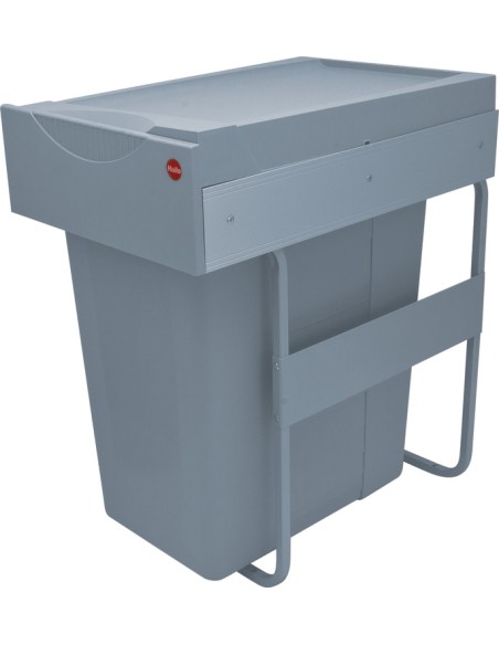 400mm Easy Cargo Bin Waste Kitchen 40L Hinged Door Base Mount 50270520