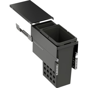300mm VS-Wash Laundry Carrier Double Built-In Bins 33L 54726055 2
