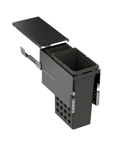 300mm VS-Wash Laundry Carrier Double Built-In Washing Bins 33L Lava