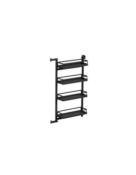 600mm Kessebohmer Tandem Side 1100mm Door Storage Anthracite X4 Trays