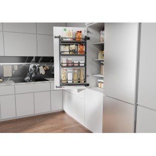 500mm Kessebohmer Tandem Side 1100mm Door Storage Anthracite X4 Trays
