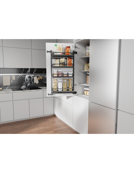 500mm Kessebohmer Tandem Side 1100mm Door Storage Anthracite X4 Trays
