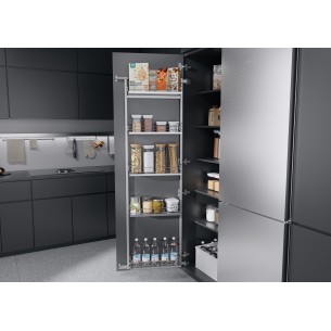 500mm Kessebohmer Tandem Side Kitchen Door Storage 1700mm Arena X6 Trays K3TSE500AC