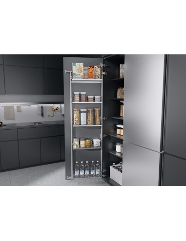 500mm Kessebohmer Tandem Side Kitchen Door Storage 1700mm Arena X6 Trays K3TSE500AC