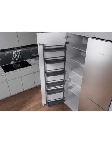 600mm Kessebohmer Tandem Side Kitchen Door Storage 1700mm Anthracite K3TSE600A