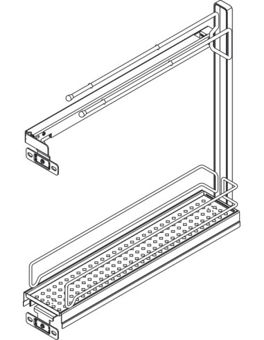 150mm Pull-Out Towel Rail VS Sub Slim Base Basket Vauth Sagel RH 54512952