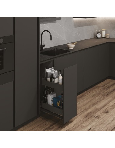 300mm VS Sub Larder Base Pull-Out Vauth Sagel Planero Lava 2-Tier