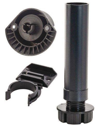 X4 Kitchen Plinth Feet Sets 100mm Height Dowel Fixing Top Foot & Clip 63765325