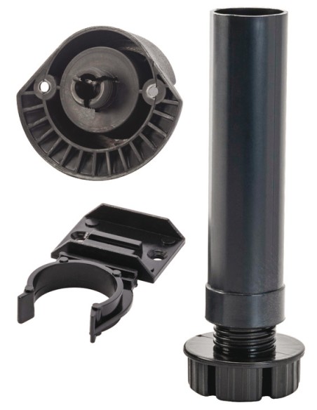 X4 Kitchen Plinth Feet Sets 100mm Height Dowel Fixing Top Foot & Clip 63765325
