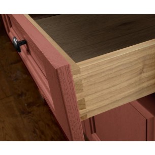 Natural Oak Dovetail Drawer Box 90mm High 450mm Depth...