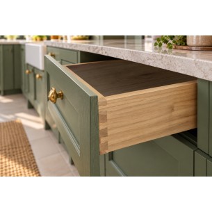 Natural Oak Dovetail Drawer Box 90mm High 450mm Depth... 2