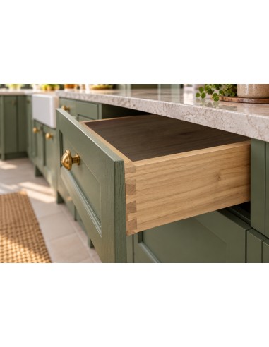 Natural Oak Dovetail Drawer Box 90mm High 450mm...
