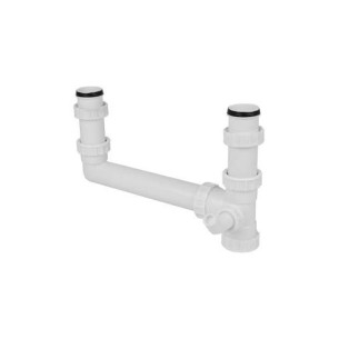 Kitchen Sink Plumbing Kit 2.0 Bowls x1 Spigot Clearwater
