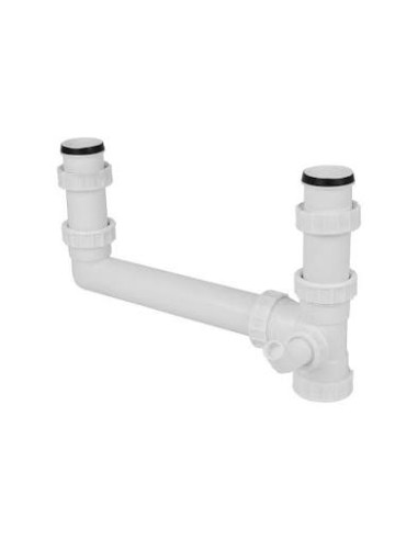 Kitchen Sink Plumbing Kit 2.0 Bowls x1 Spigot...
