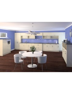 Ivory Shaker Kitchen Door Fascia U104 Curved Units & Accessories 2