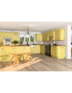 Gainsborough In frame Timber Kitchen Doors Shaker Style Alabaster 2