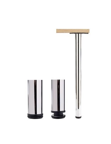 870mm Breakfast Bar Leg Table Worktop Support Chrome BB870CH