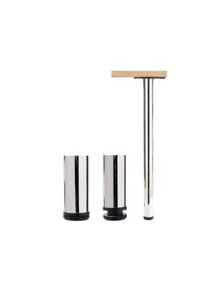 870mm Breakfast Bar Leg Table Worktop Support Chrome BB870CH
