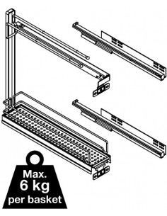 150mm Pull-Out Towel Rail VS Sub Slim Base Basket Vauth Sagel RH 54512952 2