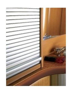 Tambour Door Kit 1450x400mm Metal Stainless Steel Vertical Shutter TMBF40 2