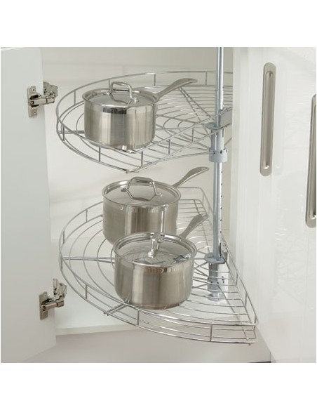 54105 Half Circle Carousel Set 634-715mm Spindle Min. Door Widths 425/475mm