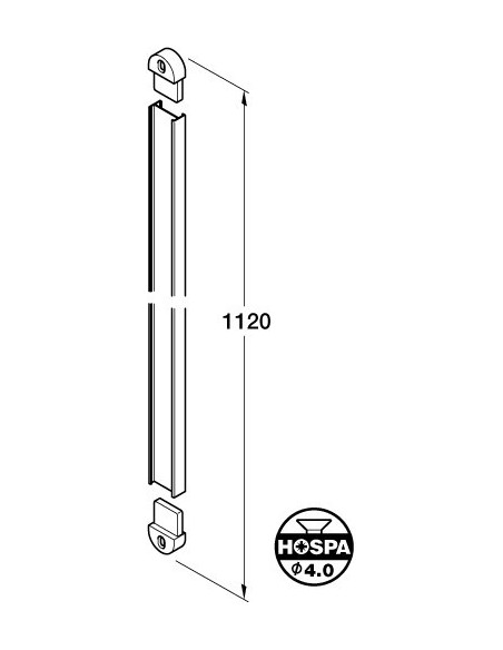 Adjustable Shoe Rack 480 To 750mm Chrome + Wall Rail Holder