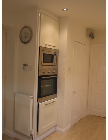 Kitchen Cologne Ivory, Solok Surf Worktops, New Appliances