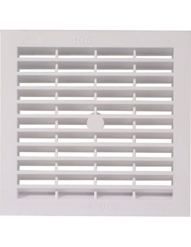 154mm Square Ventilation Grill White Recess Mount 85Cm2 Airflow 57164717